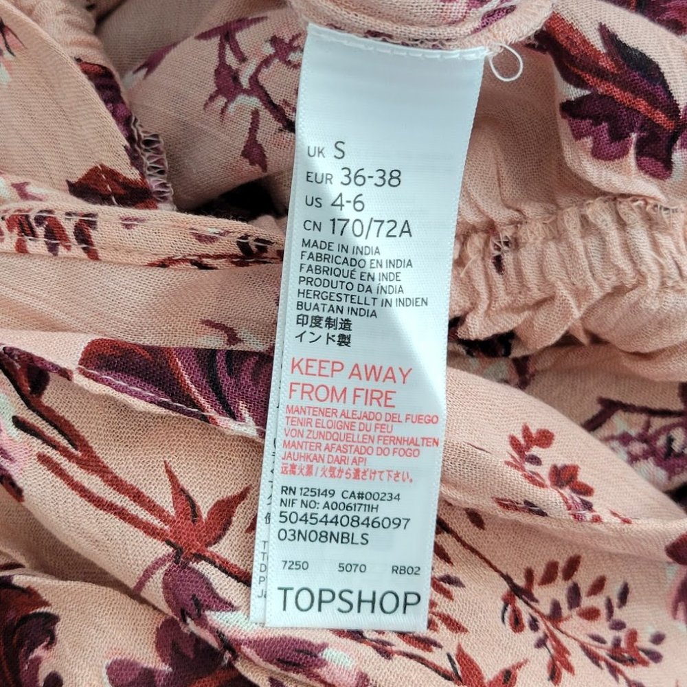 TOPSHOP coverup romper playsuit NEW - Picture 9 of 9